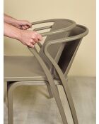 MEET Gartenset für 6 Personen Anthrazitgrau