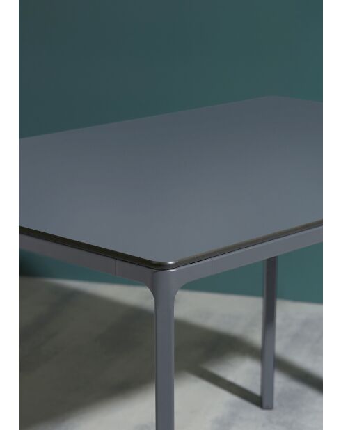 MEET Gartenset für 6 Personen Anthrazitgrau