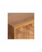 Geschnitztes Sideboard mit 4 Türen Mango Solaris II beige - 200x50x85 cm