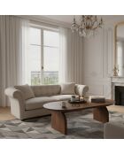 Table basse Ariel II beige - 110x56x35 cm