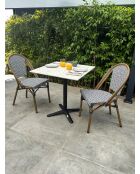 BISTRO Gartenset für 2 Personen, schwarz-weiß