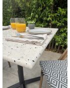 BISTRO Gartenset für 2 Personen, schwarz-weiß