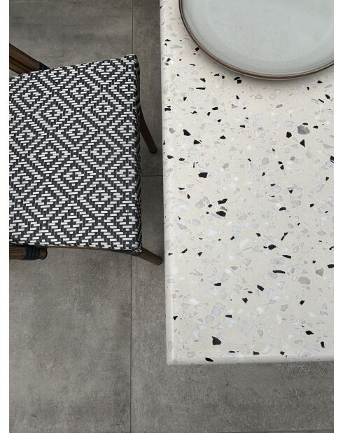 BISTRO Gartenset für 2 Personen, schwarz-weiß