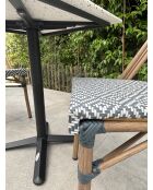 BISTRO Gartenset für 2 Personen, schwarz-weiß