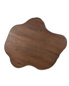 Kaith brauner Couchtisch - 116x110x30 cm