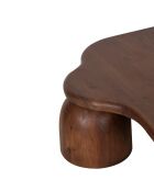 Kaith brauner Couchtisch - 116x110x30 cm