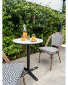 BISTRO Gartenset für 2 Personen, schwarz-weiß