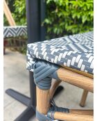 BISTRO Gartenset für 2 Personen, schwarz-weiß