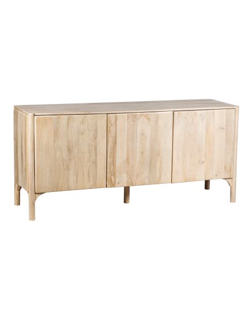 Ariel II beige dressoir met 3 deuren - 170x46x78 cm