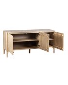 Ariel II beige dressoir met 3 deuren - 170x46x78 cm