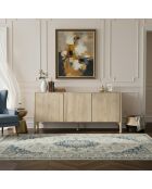 Ariel II beige dressoir met 3 deuren - 170x46x78 cm