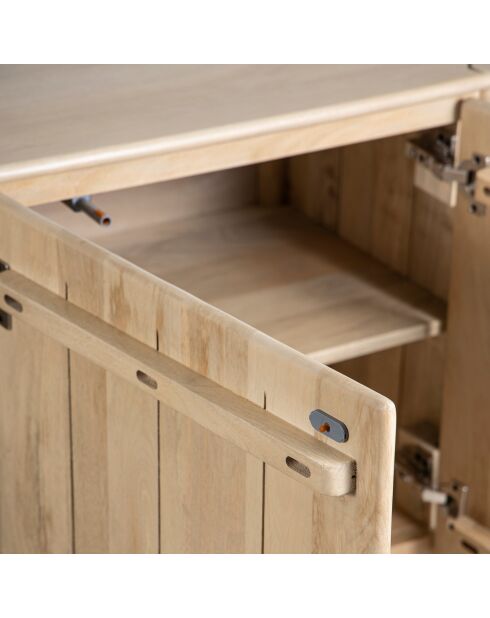 Ariel II beige dressoir met 3 deuren - 170x46x78 cm