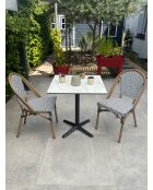 BISTRO Gartenset für 2 Personen, schwarz-weiß