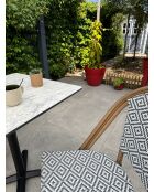 BISTRO Gartenset für 2 Personen, schwarz-weiß