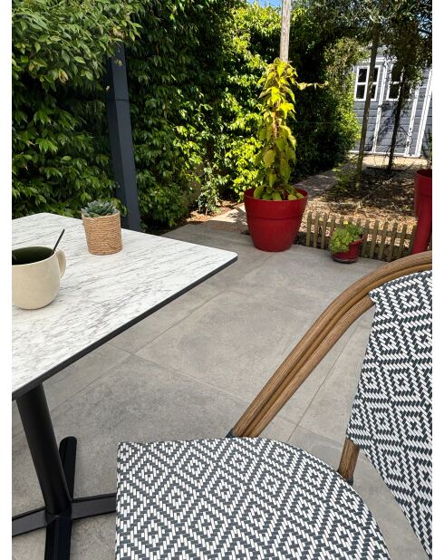 BISTRO Gartenset für 2 Personen, schwarz-weiß