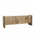Credenza a 4 ante in legno di mango Aragon beige - 200x45x80 cm