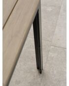 BOSTON Gartenset für 4 Personen schwarz/braun