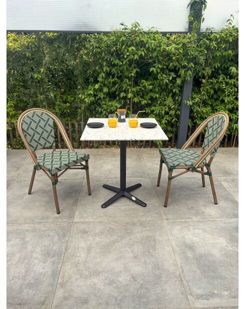 BISTRO Gartenset für 2 Personen grün