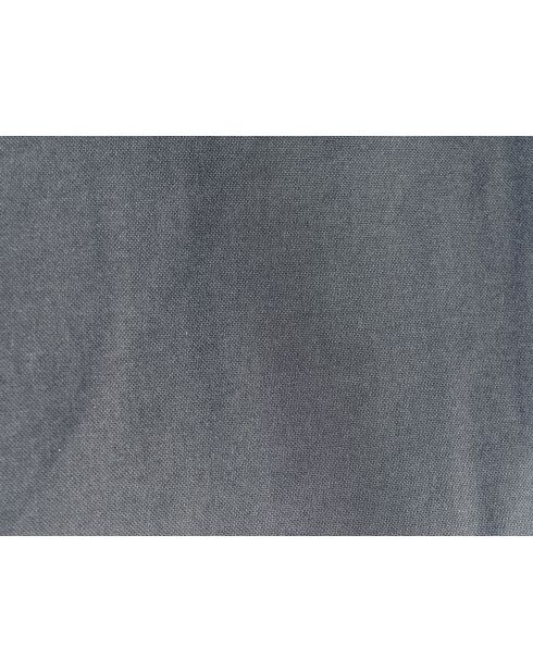 Mueble de jardín en esquina ALICANTE de 6 plazas en teca y aluminio gris antracita