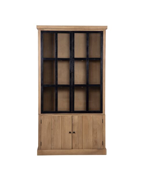 Vitrine 2x2 Gali-Türen beige - 1x45x220 cm