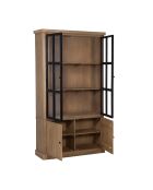 Vitrine 2x2 Gali-Türen beige - 1x45x220 cm