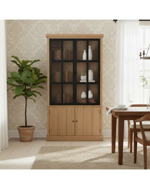 Vitrine 2x2 Gali-Türen beige - 1x45x220 cm