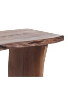 Console a bord naturel Acacia Sansur marron - 117x41x76 cm