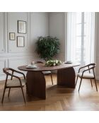 Beiger Esstisch Ariel II - 200x100x76 cm