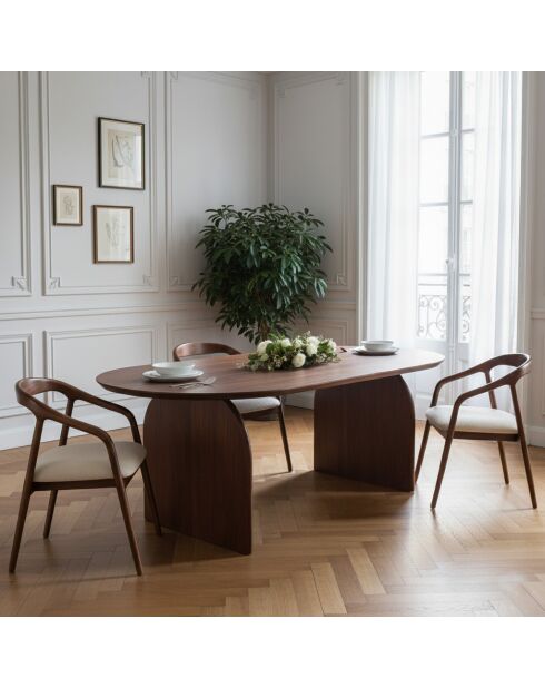 Beiger Esstisch Ariel II - 200x100x76 cm