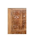 Manguier Sculture II beige dressoir met 3 deuren, hoog, 90x40x135 cm