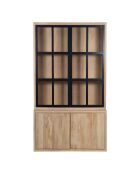 Vitrine 2x2 Türen Ariel II beige - 100x45x200 cm