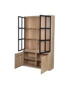 Vitrine 2x2 Türen Ariel II beige - 100x45x200 cm