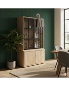 Vitrine 2x2 Türen Ariel II beige - 100x45x200 cm