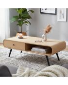 Mango Maidi beige salontafel - 120x60x40 cm