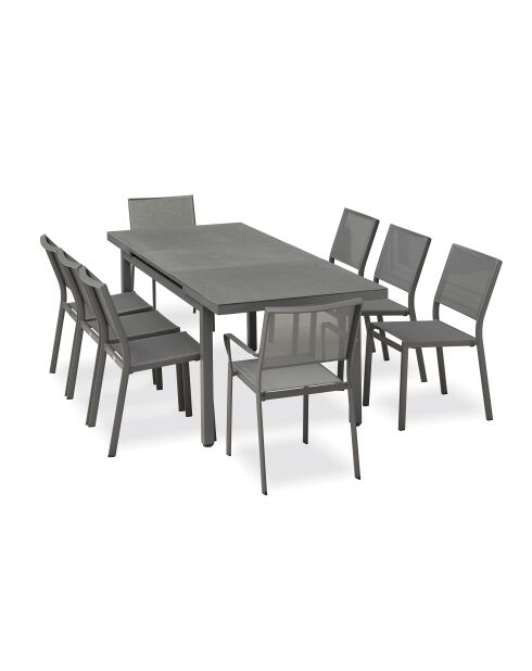 DANIA Gartenset Anthrazitgrau