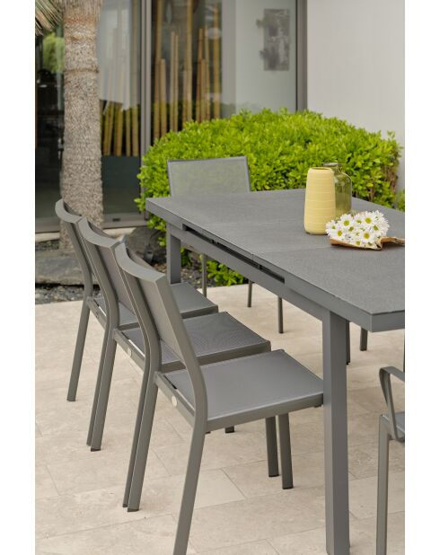 DANIA Gartenset Anthrazitgrau