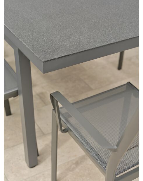 DANIA Gartenset Anthrazitgrau