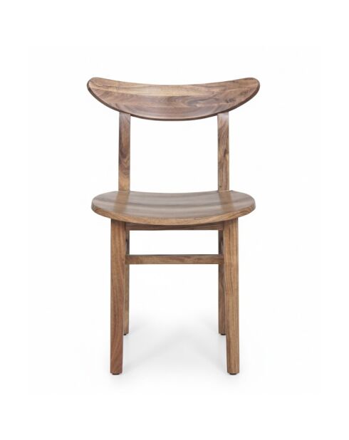 Chaise Miel Acacia Fusion marron - 46x46x83 cm