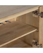 Credenza beige a 2 ante Ariel II - 110x46x78 cm