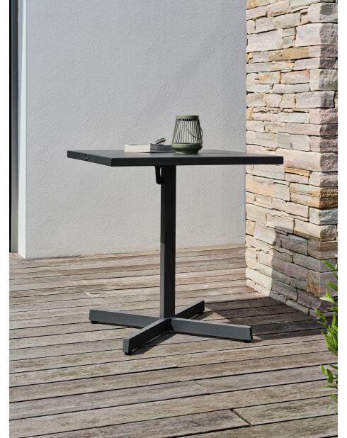 LOUISE Gartenset für 2 Personen anthrazitgrau/olivgrün