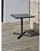 LOUISE Gartenset für 2 Personen anthrazitgrau/olivgrün