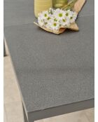 DANIA Gartenset für 4 Personen Anthrazitgrau