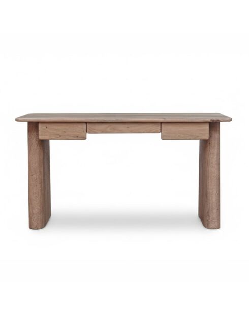 Bureau 3 Tiroirs Contemporary beige - 145x60x76 cm