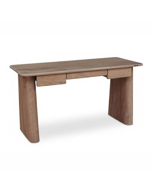Bureau 3 Tiroirs Contemporary beige - 145x60x76 cm