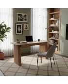 Bureau 3 Tiroirs Contemporary beige - 145x60x76 cm