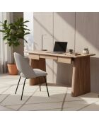 Bureau 3 Tiroirs Contemporary beige - 145x60x76 cm