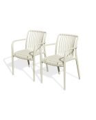 2 TIAGO Sand Gartenstühle