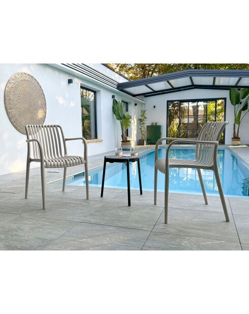 2 TIAGO Sand Gartenstühle