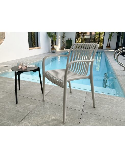 2 TIAGO Sand Gartenstühle