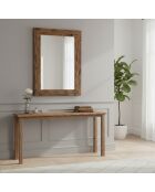 Miroir rustique Manguier marron - 70x4x100 cm